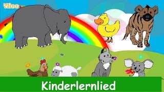 Die Lieder der Tiere  Kinderlied in Deutscher Sprache  Sing mit Yleekids [upl. by Corby]