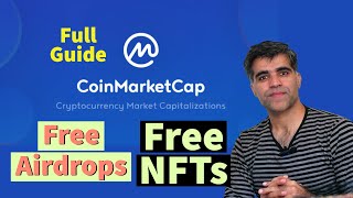 How to Earn Free Money from CoinMarketCap Crypto Airdrops How to Use it Complete Guide [upl. by Lairbag937]