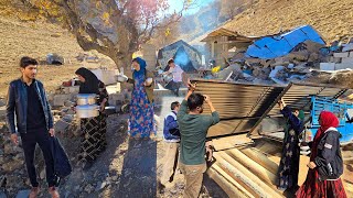 🧑🏻‍🎓Amir and Family Build a Door for Their Rustic Backyard as Hasan Heads to University🏡🚪 [upl. by Adnamra]