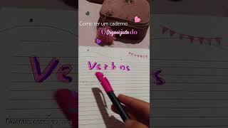 Ideias de como ter um caderno organizado 🖤🩷💜 [upl. by Hisbe]