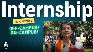 All about Internships  How to get Internship as a Software Engineer  OffcampusOncampus college [upl. by Attennod]