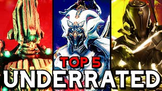 TOP 5 MOST UNDERRATED WARFRAMES 2024 [upl. by Anayrb]