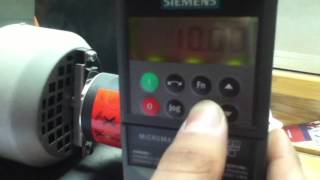 Features of Siemens Micromaster 440 VF Drive 4 Speed Profile Setting a [upl. by Rennob135]