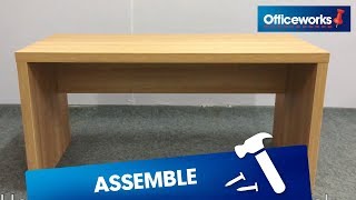 Oslo Desk Assembly Instructions [upl. by Eleanore]