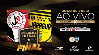 CAMPEONATO CATARINENSE SÉRIE OURO 2023  FINAL  JECKrona X Jaraguá Futsal [upl. by Arret]