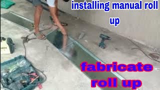 installing manual roll up doors [upl. by Clorinde546]