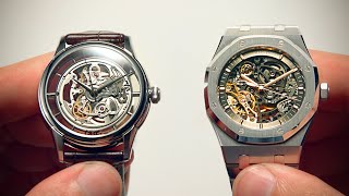 Can You Tell The Difference Cheap vs Expensive Skeleton Watches  Watchfinder amp Co [upl. by Os]