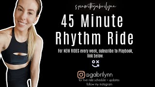 45 Minute Rhythm Cycling Class  Classic Rhythm Ride [upl. by Macmillan758]