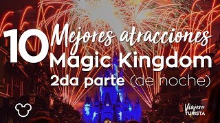 MAGIC KINGDOM mejores juegos de noche  viaje a Disney orlando p2 [upl. by Hospers733]