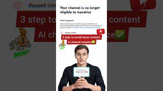3 Simple Step To Avoid Reuse Content for Ai channel 🚫how to solve reused content problem [upl. by Yerffe]