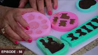 Learn how to use Silicon Moulds amp make beautiful Chocolate Decorations to apply on Cakes amp Desserts [upl. by Kimmel]