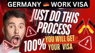 JUST DO THIS PROCESS YOU WILL GET GERMANY WORK VISA 100 [upl. by Hardy67]