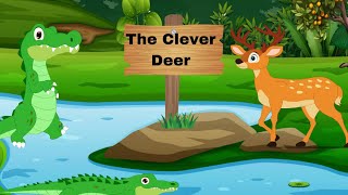 The Clever Deer Animal Moral Stories English Jungle Adventure Story Cartoon for Kids [upl. by Eversole96]