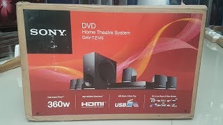 Sony DAVTZ145 UNBOXING IN DEC 2018 InHindi [upl. by Laikeze]