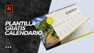 Cómo diseñar un CALENDARIO 2025 completo LINK de descarga gratis  Illustrator Tutorial [upl. by Gilson]