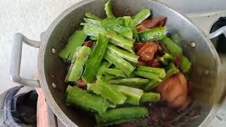 adobong manok na may sigarilyas lets cook everyone asmr satisfyingvideojrkielblog yummy [upl. by Silden]