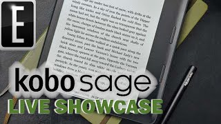 Kobo Sage 8quot Note Taking  LIVE SHOWCASE [upl. by Epotimet]