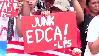 LFS slams Edca VFA at US embassy during USPH Friendship Day [upl. by Eniar]