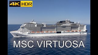 MSC Virtuosa cruise ship tour in 4K [upl. by Aisined]