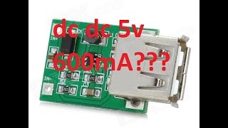 DCDC Step Up Boost module 09V5V to 5V Повышающий преобразователь с USB [upl. by Airbma]