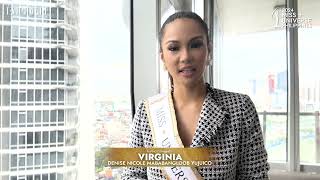 VIRGINIA  Denise Mababangloob Yujuico  HER STORY  Miss Universe Philippines 2024 [upl. by Tirza]