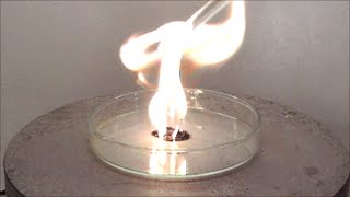 Chemistry experiment 48  Manganese Heptoxide [upl. by Wolcott573]