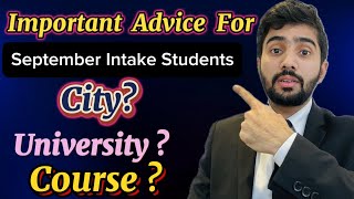 ✅Important Advice For September Intake Students  September intake 2024 uk internationalstudents [upl. by Melvena]