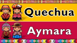 QUECHUA amp AYMARA LANGUAGES [upl. by Wilt]