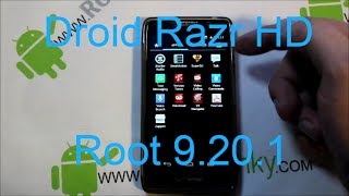 Motorola Droid Razr HD root on 412 build 9201 or 79 [upl. by Luisa]