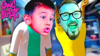 HAMUR ADAMLAR ŞİRİN BABA VS KIRMIZI BOĞA  EGEMEN KAAN İLE GANG BEASTS OYNUYORUZ [upl. by Esoryram667]