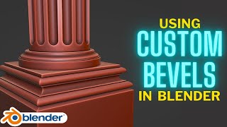 Using the Custom Bevel Profile in Blender  Tips and Tricks [upl. by Llerehc565]