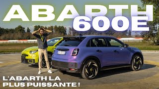 ESSAI Abarth 600e Scorpionissima et Turismo sur CIRCUIT  Quelle VERSION PRENDRE  🏁🇮🇹 280ch [upl. by Olia]