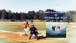 Next Level Baseball NC vs Athletes Lab BallardScout 100823 Greenville SC baseball NLBway [upl. by Ahseek]