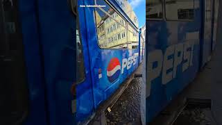 Gelenktriebwagen GT8 K Pepsi der VAC Linie 1Richtung Landwasser [upl. by Anafetse]