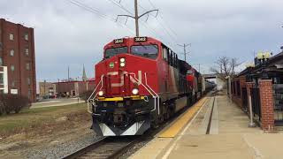 Railfanning in Dwight Kankakee and Momence IL w IC SD70 GTW GP9RGP382  more 121717 [upl. by Enovaj]