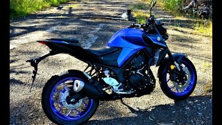 2022 Yamaha MT03 The Review Part 1 [upl. by Wendelina955]