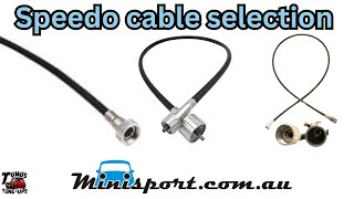 Minisport  Speedo Cables  Classic Mini Parts [upl. by Amisoc]