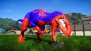 Great Dinosaur Super Power Fighting TRex vs Spinosaurus amp Tarbosaurus Jurassic world evolution [upl. by Lipps]