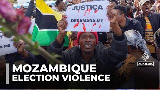 Mozambique election violence Rights groups say at least 11 killed [upl. by Atinele]