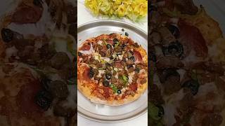 Beef 🍖 pizza 🍕🥩 homemade pizza full video 📸 in description tastechennaitraditional food shorts [upl. by Euqirdor858]