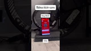 Test głośności Wahoo Kickr Core 200W 300W 400W – 6978 dB Cichy trening w domu KickrCore [upl. by Naujd147]