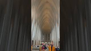 Famous church of Reykjavik Iceland shorts [upl. by Netsirhk876]