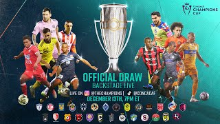 2024 Concacaf Champions Cup  Official Draw [upl. by Elyak272]