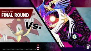 Red Modern Sonic vs Boss Battles 99 Difficulty SSBU Mods Quickie By Divd02 [upl. by Anderea]