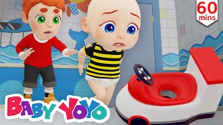 Potty Training Song  More Nursery Rhymes amp Kids Songs  Baby YoYo [upl. by Ansley]