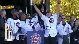 FULL EVENT Chicago Cubs World Series Rally  Full Speeches [upl. by Nayarb]