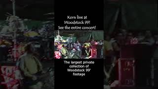 KORN Live at Woodstock 99 [upl. by Alue692]