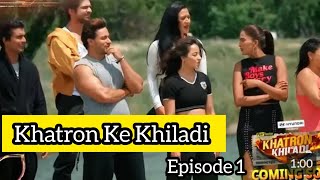 Khatron Ke Khiladi Season 14 Episode 1 New Episode DhamakyDar Stunts [upl. by Anerbas]