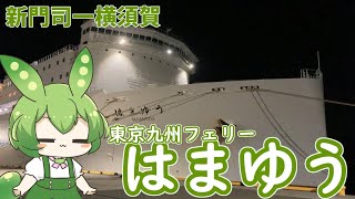 ずんだもんとゆくフェリー旅 東京九州フェリー「はまゆう」 [upl. by Seaden346]