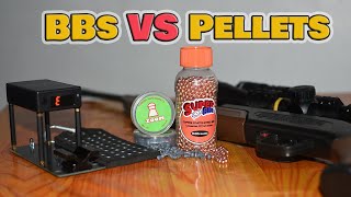 Bbs vs Pellets using Crossman Air Pump 760 [upl. by Ingmar564]